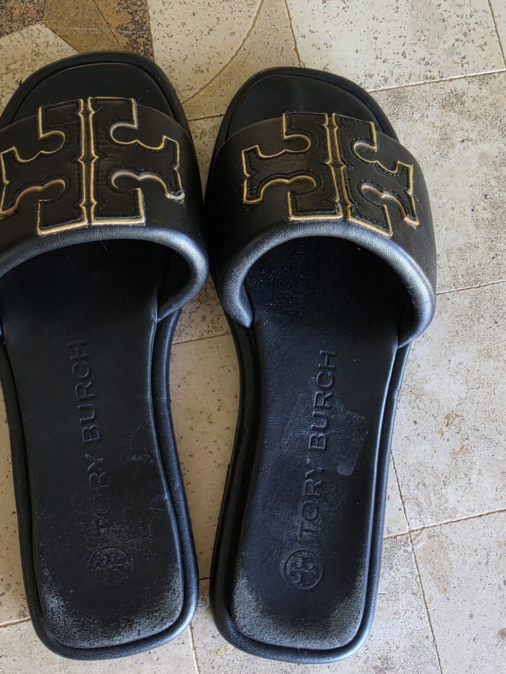Tory Burch Women's Double T Sport Slides - Picture 5 of 14